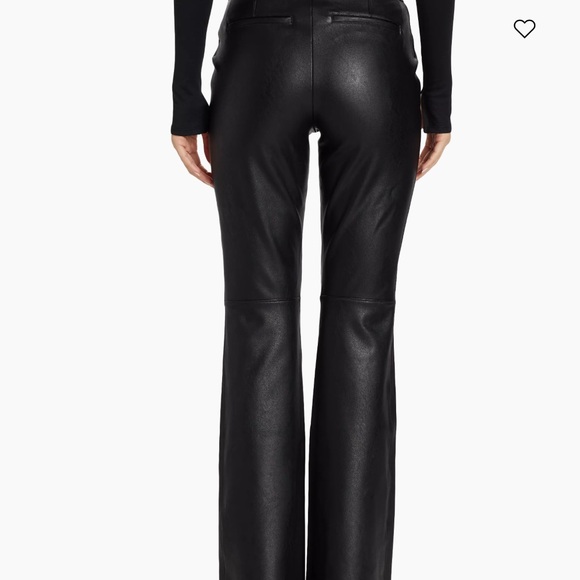 Spanx Stretch Faux Leather Flare Pants NWT XL BLACK - Picture 5 of 16